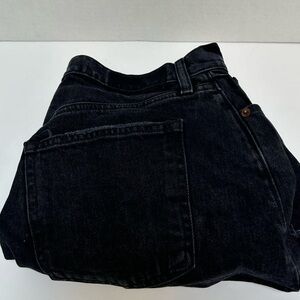 Abercrombie & Fitch Curve Love Black The Mom Short High Rise size 30/10